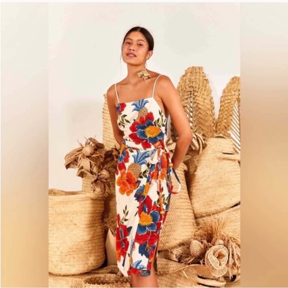 FARM Rio Floral Midi Dress
